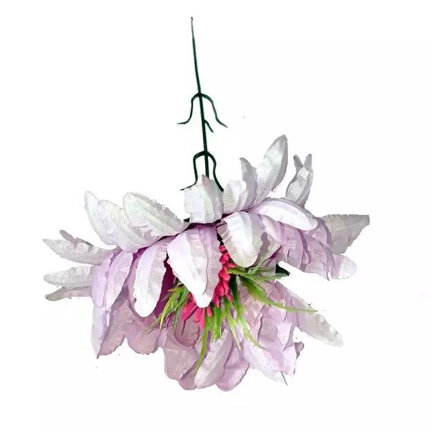 Искусственная астра на ножке 32см 169-619 фото 3