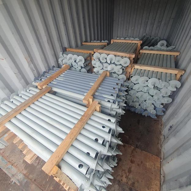 Винтовая свая СВС 89х6,5х4000мм фото 1