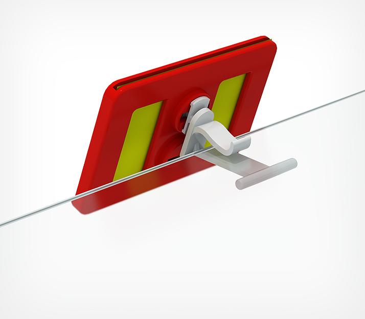 Универсальная клипса-задняя опора рамок ТЕХНО МИНИ TECHNO SUPPORT CLIP фото 1