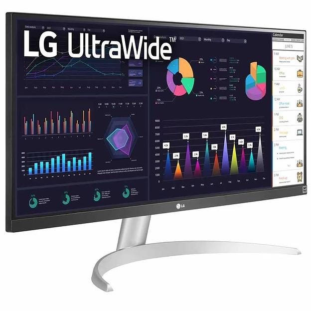 Монитор LG UltraWide 29WQ600-W 29", серебристый [29wq600-w.aruz] фото 2