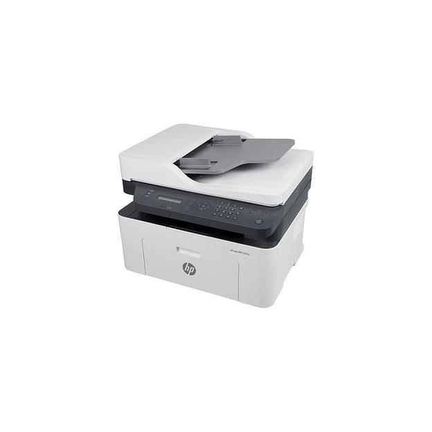 МФУ лазерный HP Laser 137fnw черно-белая печать, A4, цвет белый [4zb84a] фото 1
