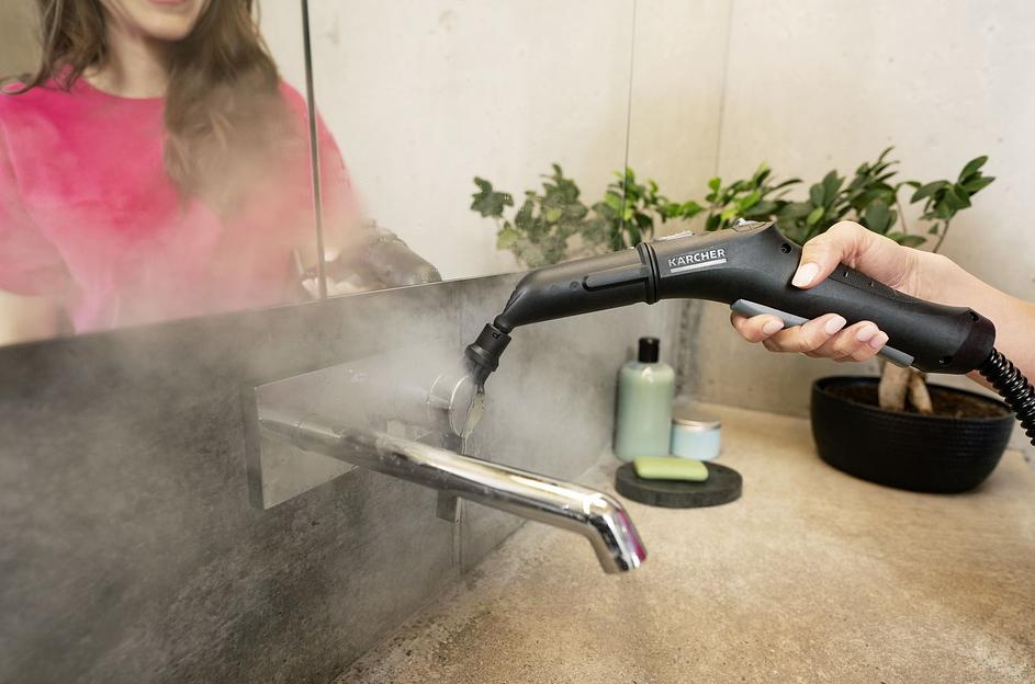 Пароочиститель напольный Karcher EasyFix SC 2 1500Вт белый фото 6