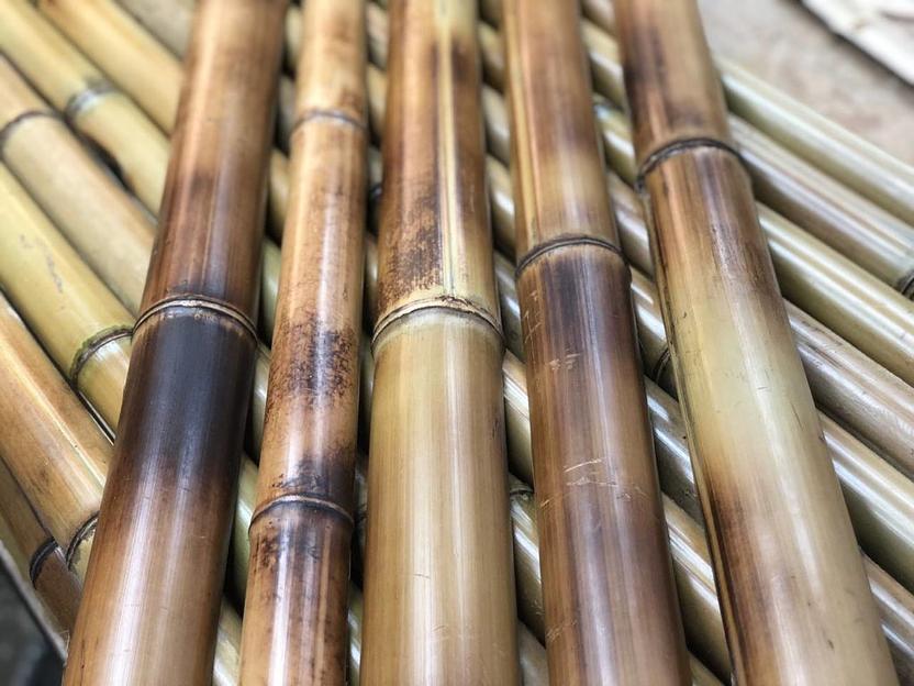 Половинка ствола бамбука, 3 м, хаотичный, опт фото 1