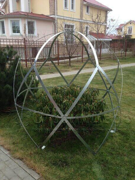 Укрытие зимние металлическое складное для рододендронов, азалий и растений до 140 см фото 1