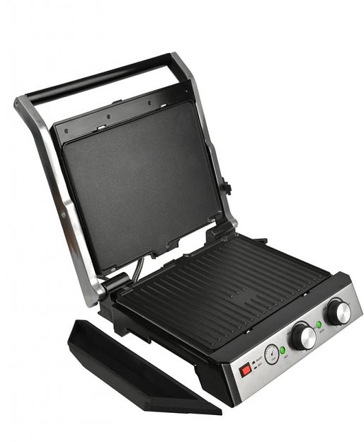 Электрогриль GFGril GF-165 2000Вт черный/серебристый фото 6