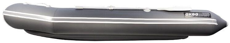 Лодка Аква 3600 НДНД, 3600*1540*420 мм., цвет: графит-серый фото 7