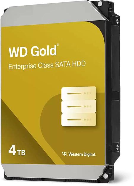 Жесткий диск WD SATA-III 4TB WD4004FRYZ Desktop Gold 512E (7200rpm) 256Mb 3.5" фото 2