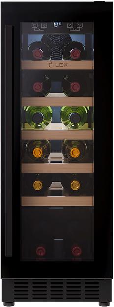 Винный шкаф Lex LWD3020BL 1-нокамерн. черный фото 1