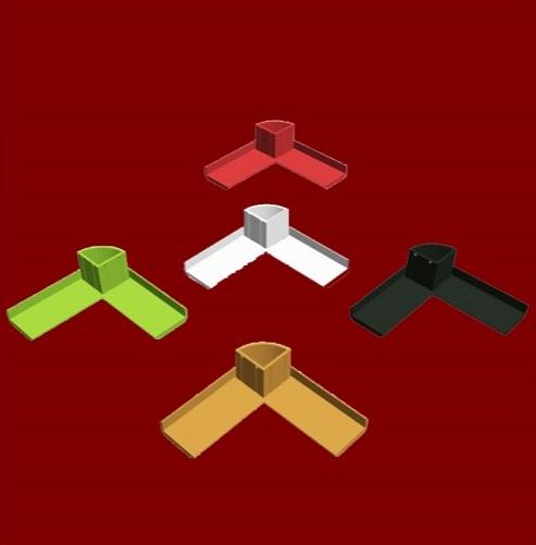 Фурнитура заглушка под 6/10/12 профиль опт фото 3