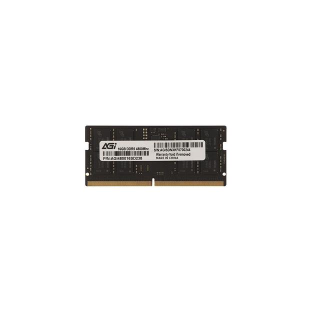 Оперативная память AGI AGI480016SD238 DDR5 - 1x 16ГБ 4800МГц, для ноутбуков (SO-DIMM), OEM фото 1