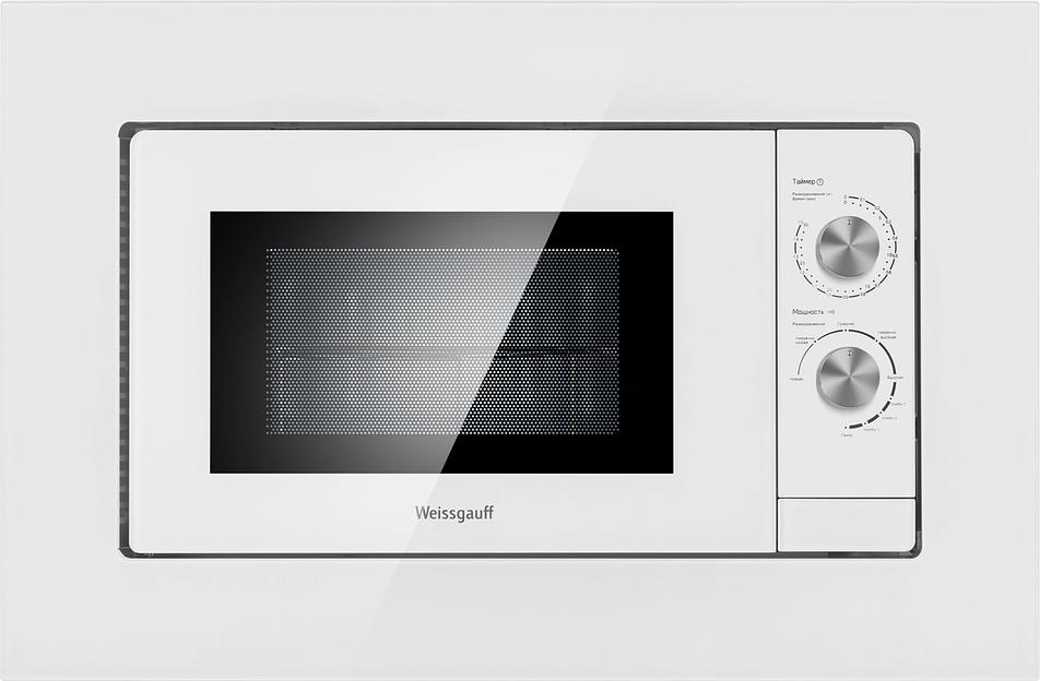 Микроволновая печь встраиваемая 20L HMT-2012GRILL WHITE WEISSGAUFF фото 1