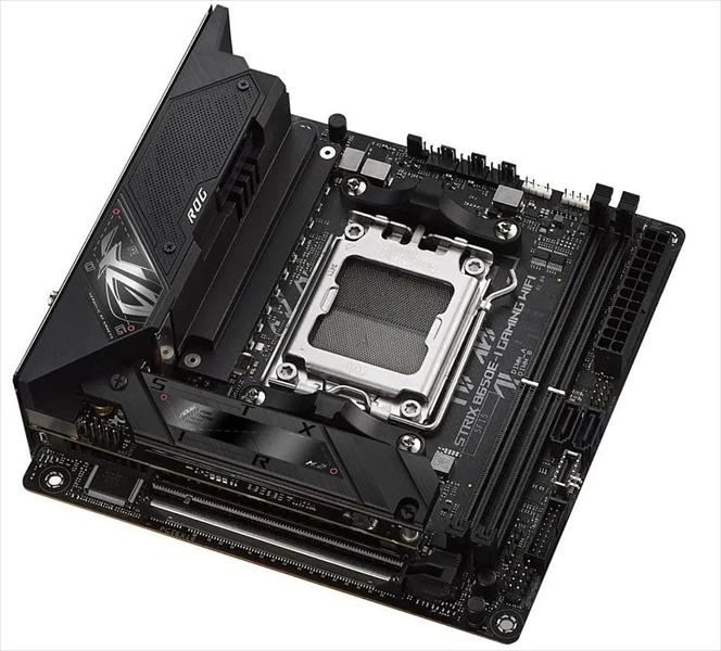 Материнская плата ASUS ROG STRIX B650E-I GAMING WIFII, Socket AM5, B650, 2*DDR5, HDMI, 2xSATA3 + RAID, M2, Audio, Gb LAN, USB 3.2, USB 2.0, mITX; 90MB1BI0-M0EAY0 (ROG STRIX B650E-I GAMING WIFI) фото 2
