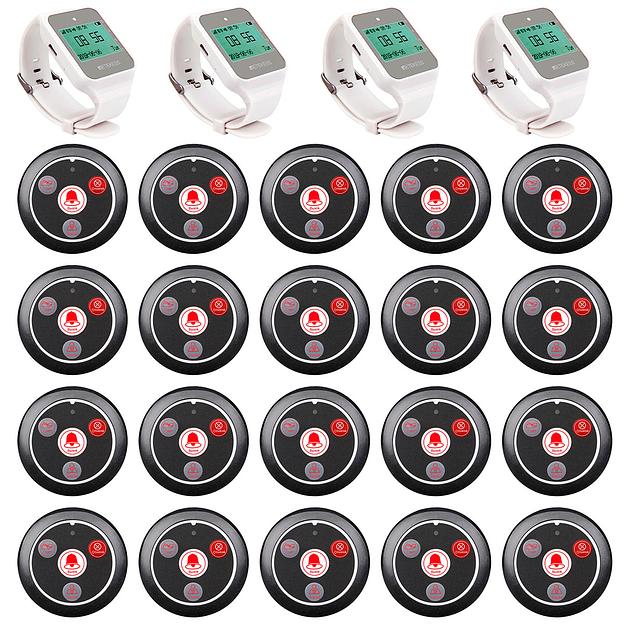 Система вызова из 4-х часов и 20-ти кнопок SWB03-1 фото 1