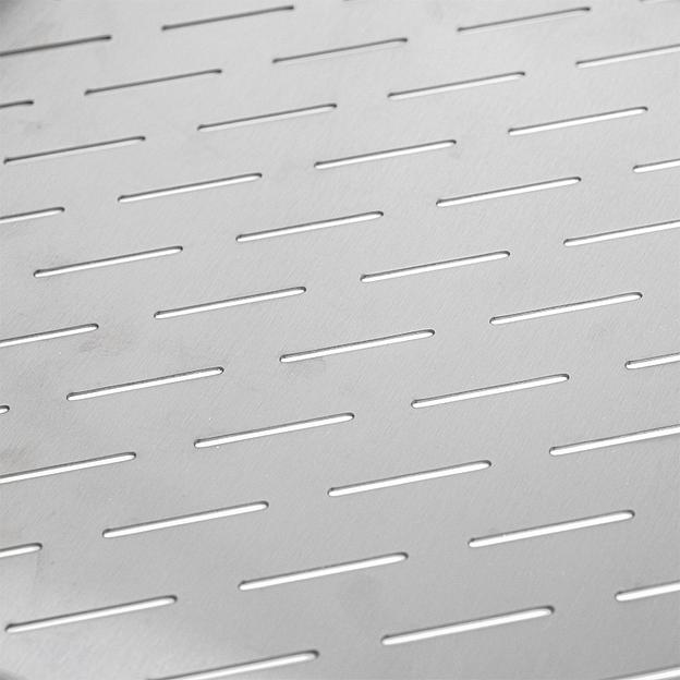 Лист пекарский перфорированный 420х360 мм толщина 1 мм нержавеющая сталь фото 2