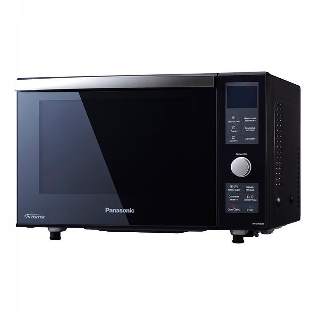 Микроволновая Печь Panasonic NN-DF383BZPE 23л. 1070Вт черный/голубой фото 3