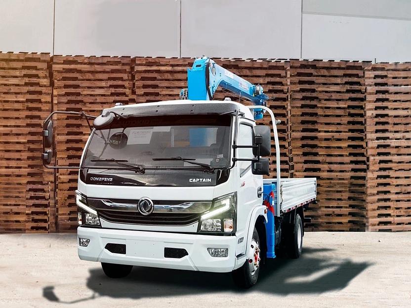 DongFeng C120 бортовой с КМУ белый, дизель, механика, 2023 г фото 1