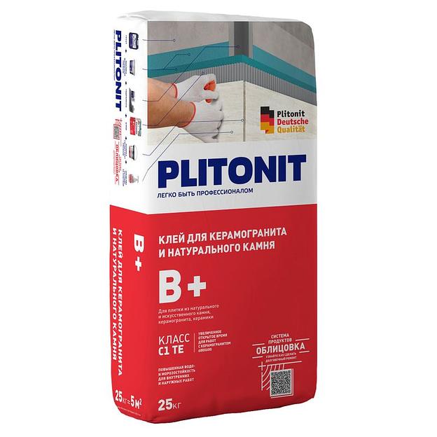 Клей для плитки Plitonit B+ С1ТЕ, 25 кг фото 2
