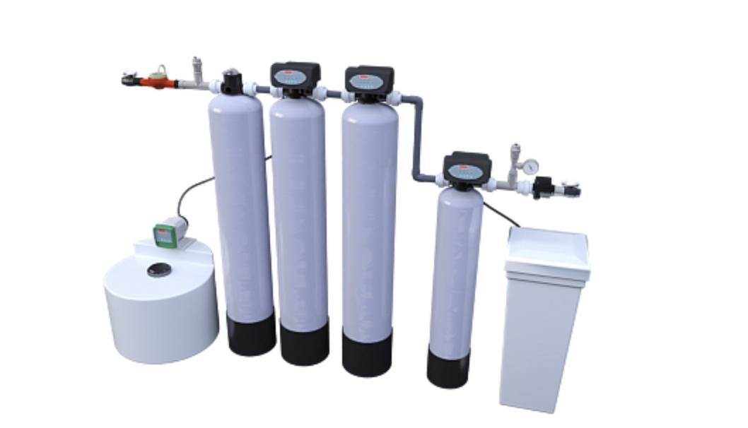 Комплексная система очистки воды «Aquadose» plus 10-10-10+8, сброс 200 л, опт фото 1