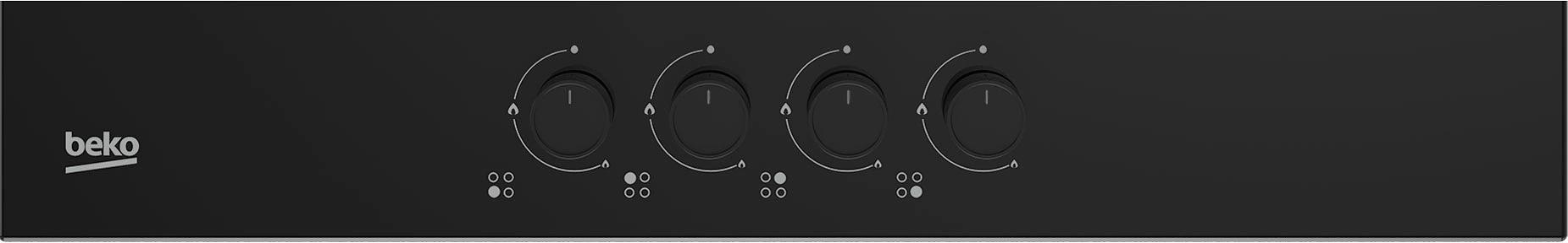 Газовая варочная поверхность Beko HING642202SB черный фото 6