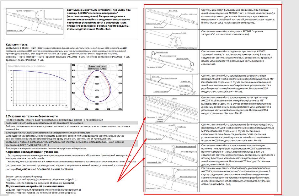 Светильник светодиодный Faros FL 1500 50W 5000K Prism опт фото 6