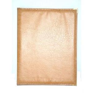 Папка-карта вин 32,5*18,5см кож.зам.-шелк бежевая съемные файлы /1/ фото 1
