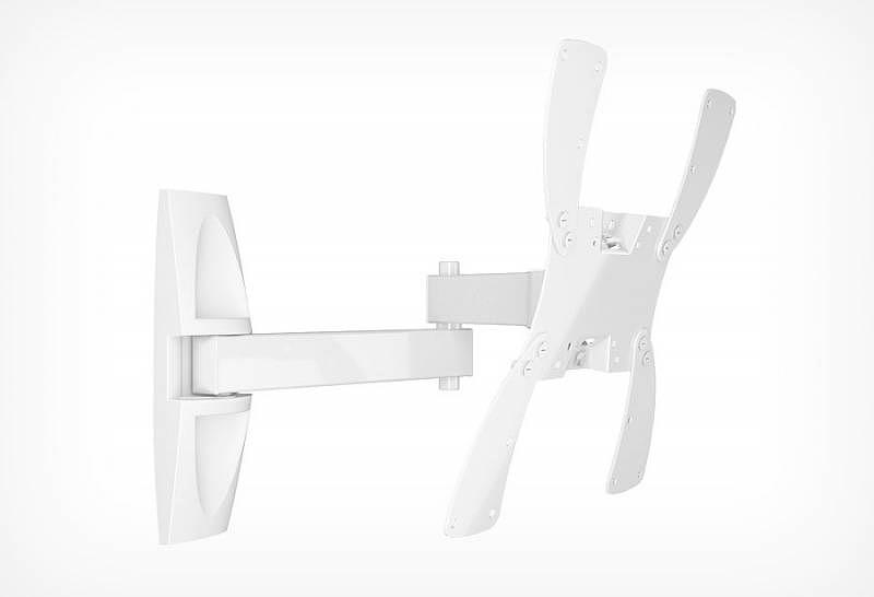 Кронштейн для телевизора Holder LCDS-5046 белый 22"-42" макс.30кг настенный поворот и наклон фото 1