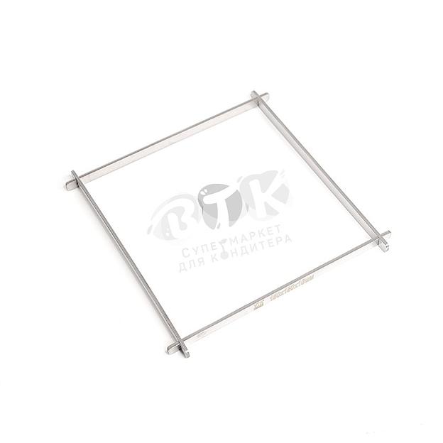 Рамка для конфет и шоколада 180х180х10 мм нержавеющая сталь фото 2