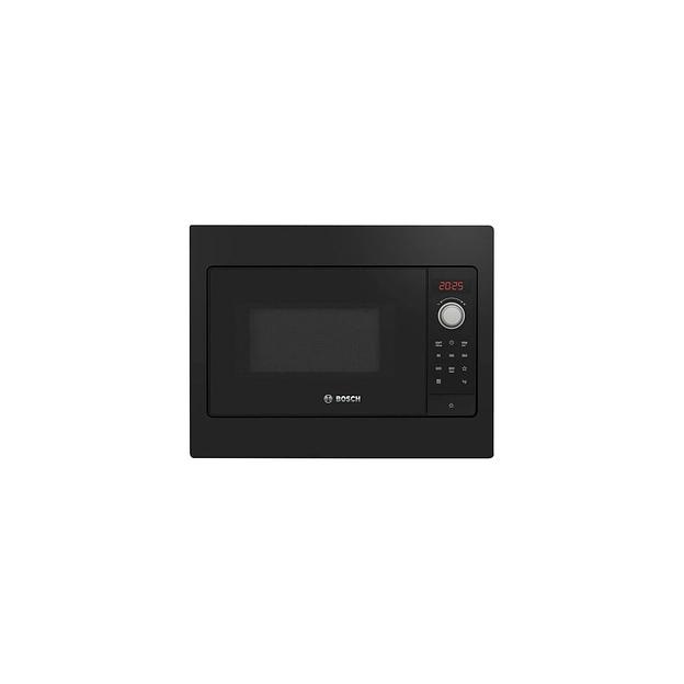Встраиваемая микроволновая печь Bosch BFL523MB3, 20л, 800Вт, черный фото 1