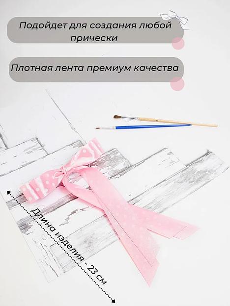 Заколка для волос «Бантик» Casanda Hey в горошек, опт фото 2