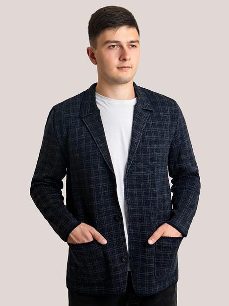 Кардиган мужской «Осип» синий ОПТ фото 1