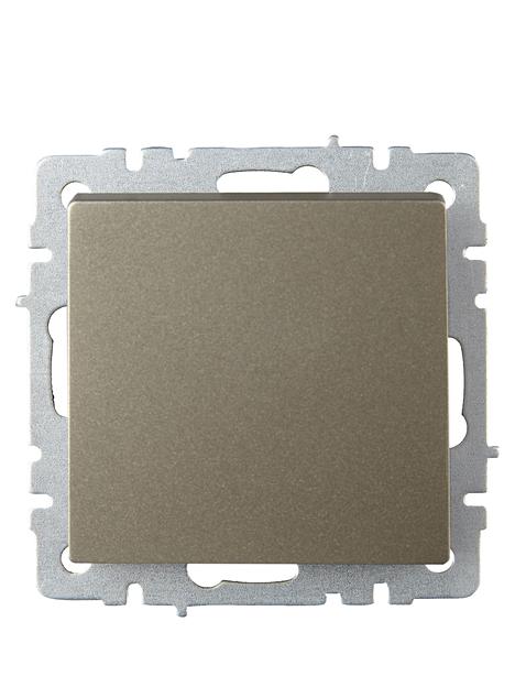 IEK BR-V12-0-10-K37 BRITE Выключ. 1-кл. прох. 10А ВС10-1-6-БрШ шамп. фото 2