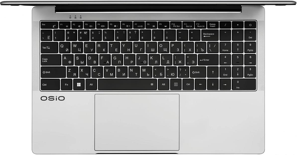Ноутбук Osio FocusLine F150i-010 Core i5 1235U 16Gb SSD512Gb Intel Iris Xe graphics 15.6" IPS FHD (1920x1080) Windows 11 Home grey WiFi BT Cam 6000mAh фото 5