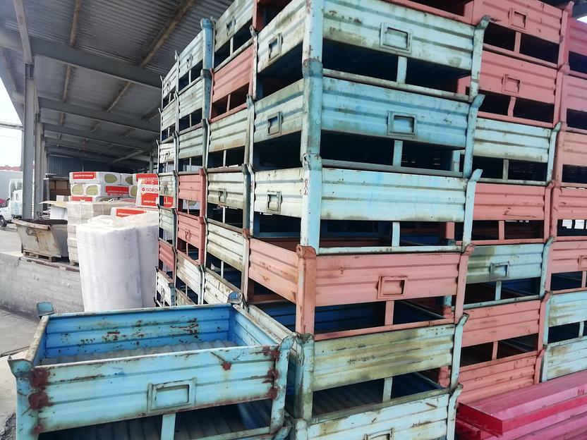 Тара металлическая 800×600×300 мм, 20 кг фото 2