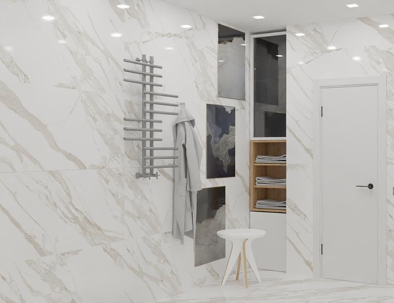 Керамогранит 1200х600 полированный «Sungress statuario carara polished» фото 3