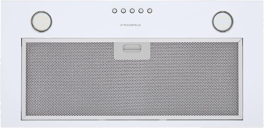 Вытяжка встраиваемая Maunfeld Crosby Power 50 белый управление: кнопочное (1 мотор) фото 2