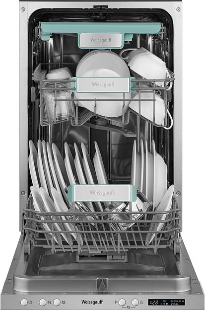 Посудомоечная машина встраив. Weissgauff BDW 4533 D Timer Floor узкая фото 4
