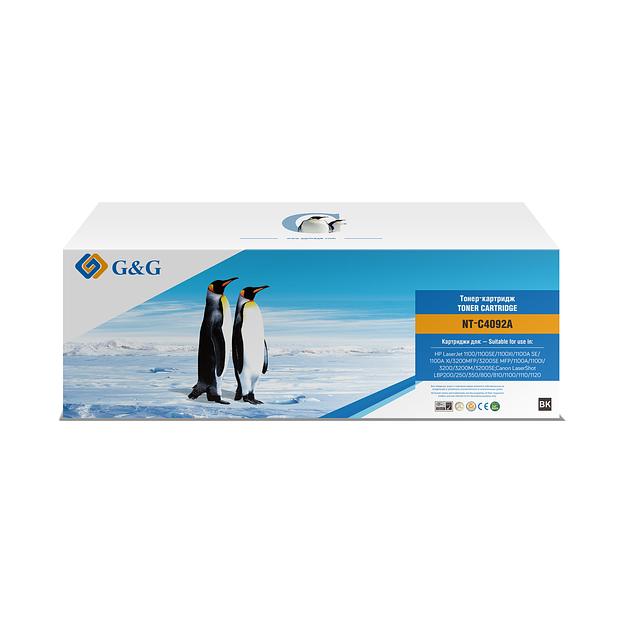 Картридж лазерный G&G NT-C4092A черный (2500стр.) для HP LJ 1100/3200/3220 фото 2