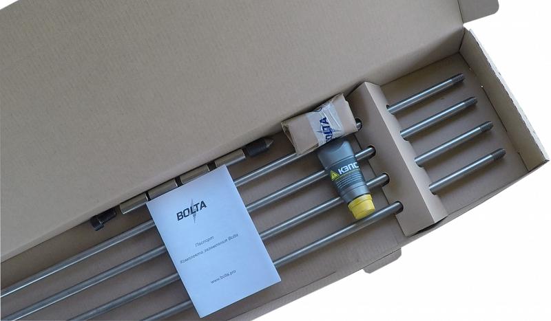 Комплект заземления нержавеющая сталь Bolta 30 м d16 мм фото 2