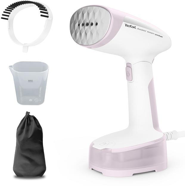 Отпариватель ручной Tefal DT3050E1 1300Вт белый/розовый фото 2