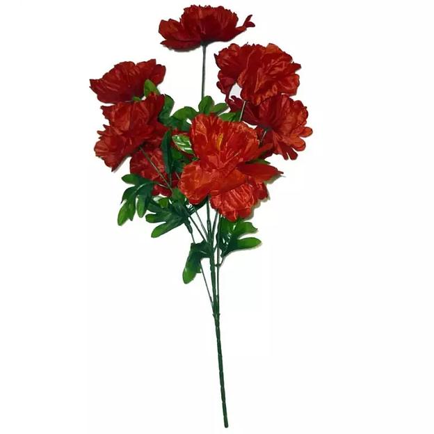 Букет пионов на 7 голов 75см фото 3