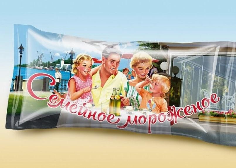 Мороженое Лединямка «Семейное мороженое» с ароматом ванили 350 г ОПТ фото 1