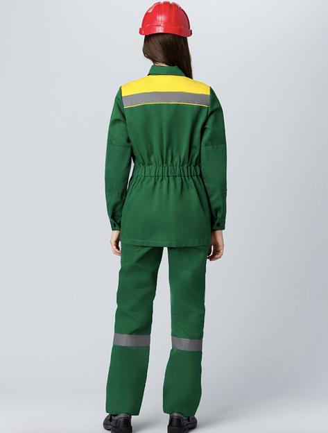 Костюм женский рабочий «Весна 1 СОП NEW» зелёный, опт фото 1