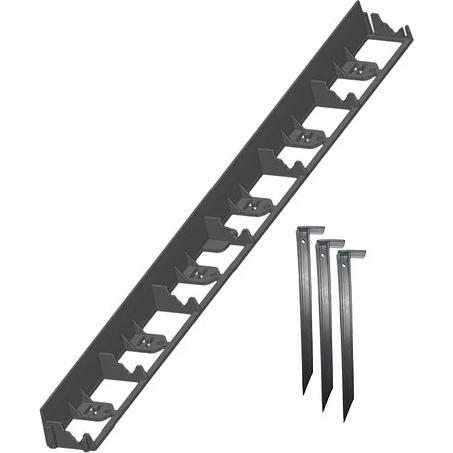 Пластиковый бордюр для газона 58х1000 мм опт фото 1