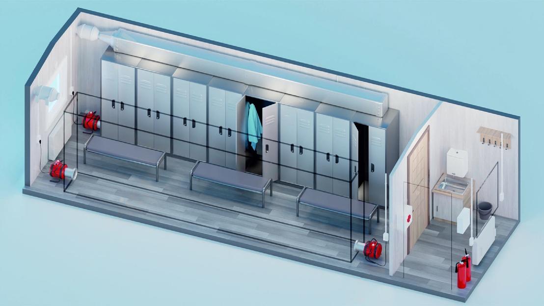 Вагон-дом сушилка фото 1