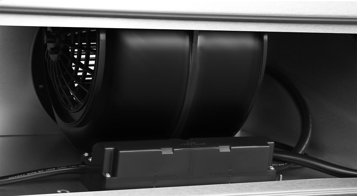 Вытяжка встраиваемая Hyundai HBB 6033 IX нержавеющая сталь управление: кнопочное (1 мотор) фото 3