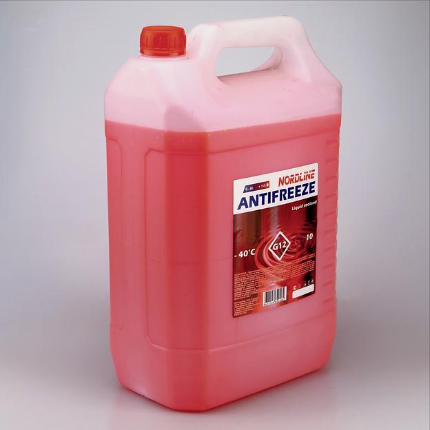 NORDLINE Антифриз G12 красный 10 кг фото 2