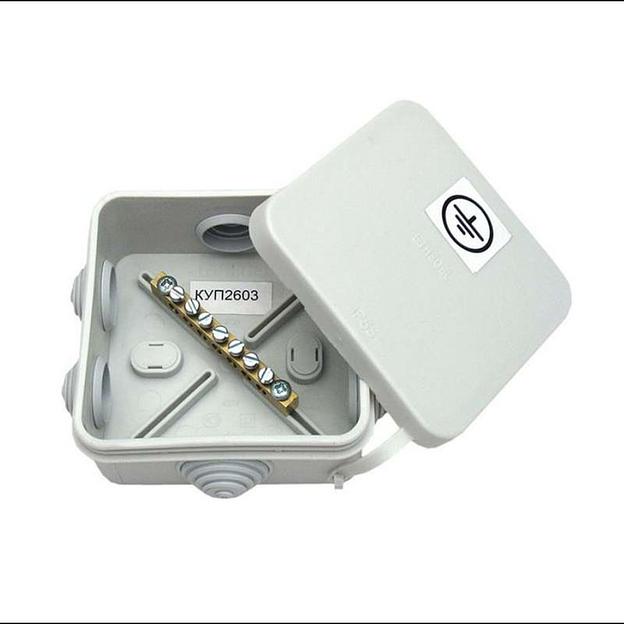 Коробка уравнивания потенциалов 85х85х40 фото 1