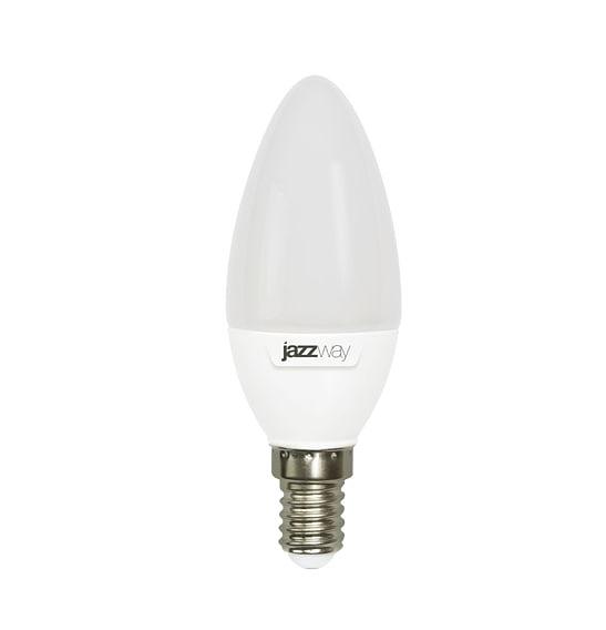 Лампа светодиодная LED 7w E14 4000K свеча  230/50 Jazzway фото 1