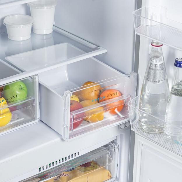 Холодильник Бирюса 551 белый, двухкамерный 180/60л морозилка снизу, автоматическое оттаивание фото 6