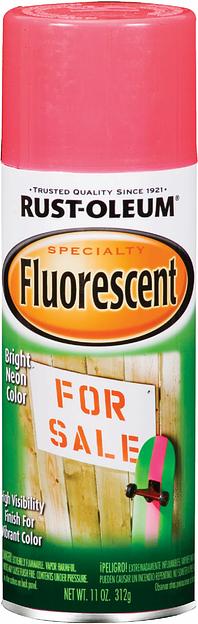 Краска SPECIALTY флуоресцентная (цвет розовый), спрей 0,312кг опт фото 1
